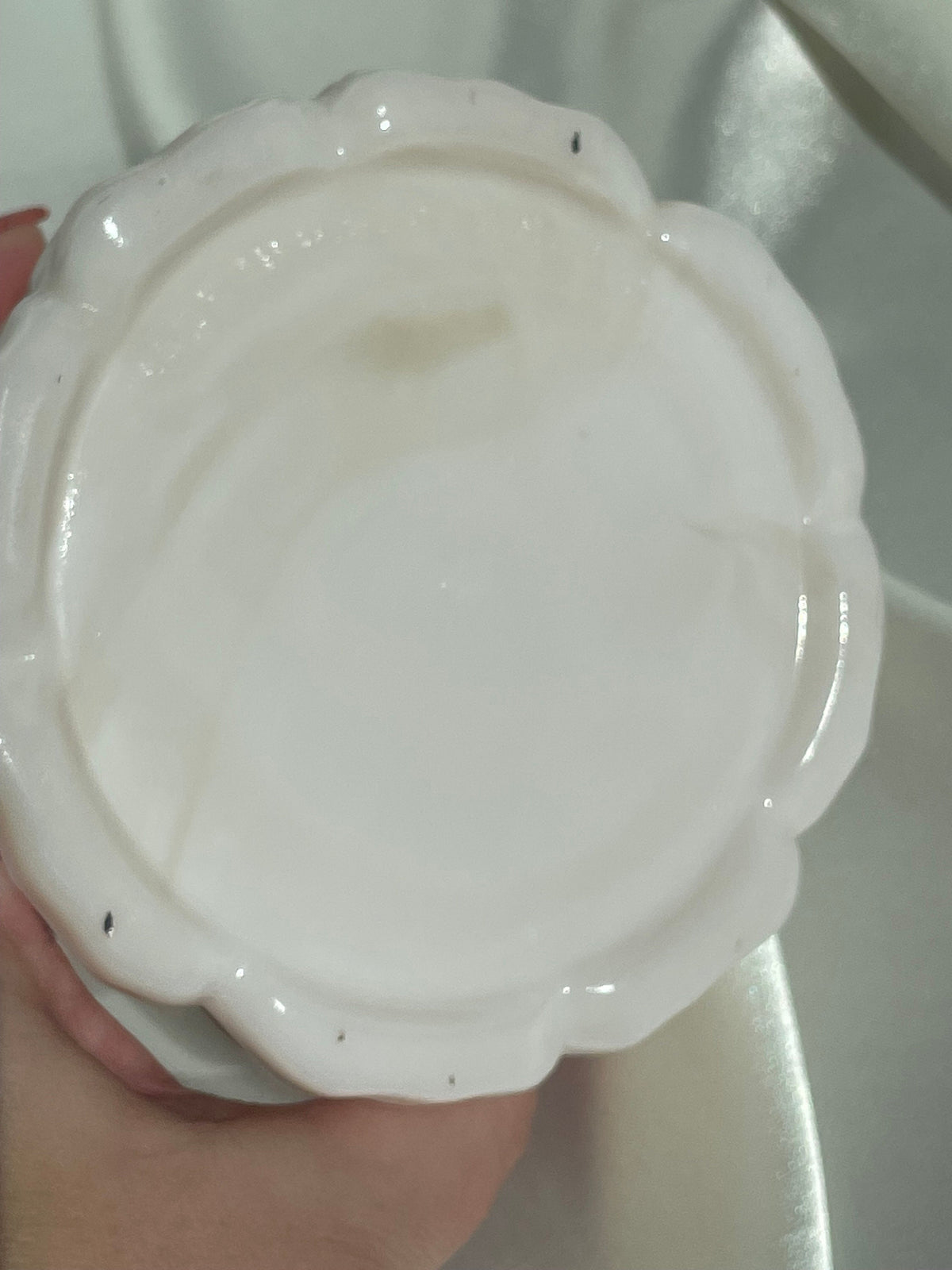 Akro Agate Little Dish Bottom for Powder Jar