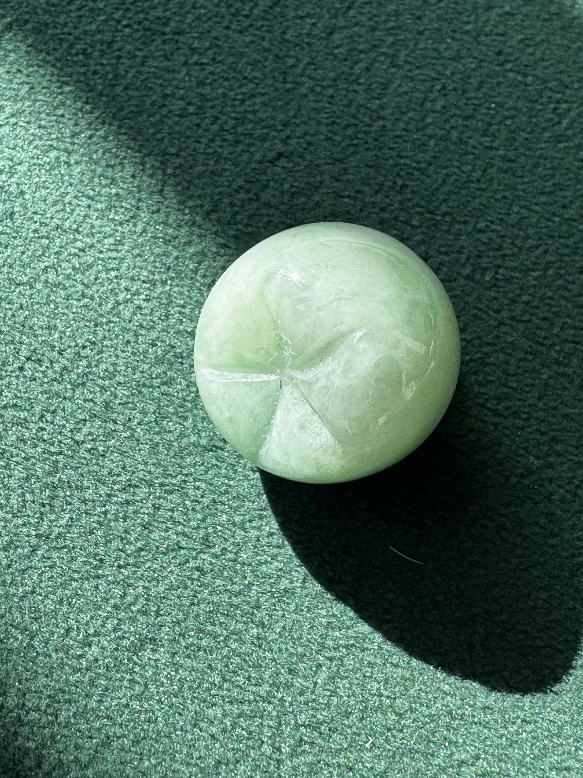 Carved Green Jade Apple Pendant 10K Gold Peridot Leaves Fruit Charm Garden Lover Gift