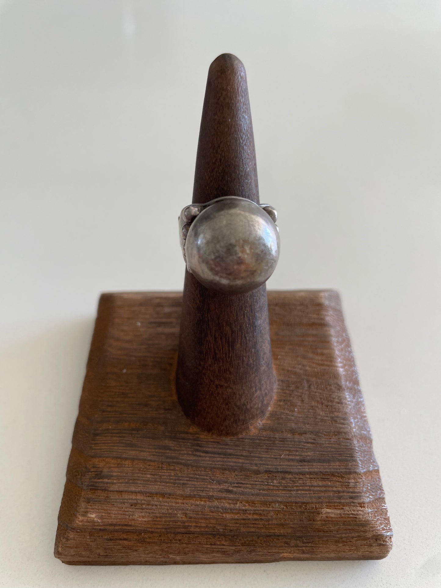 Fred Harvey Era Sterling Silver Ball Ring