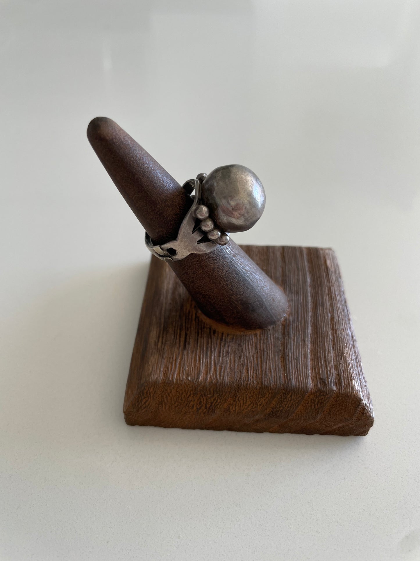 Fred Harvey Era Sterling Silver Ball Ring