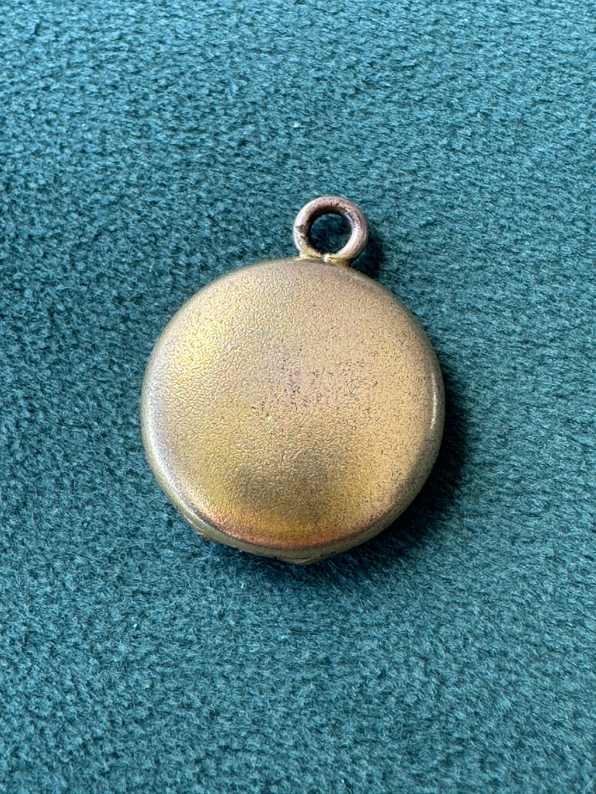 Vintage Early 1900s Art Nouveau Gold Filled Locket Flower Face Original Photo