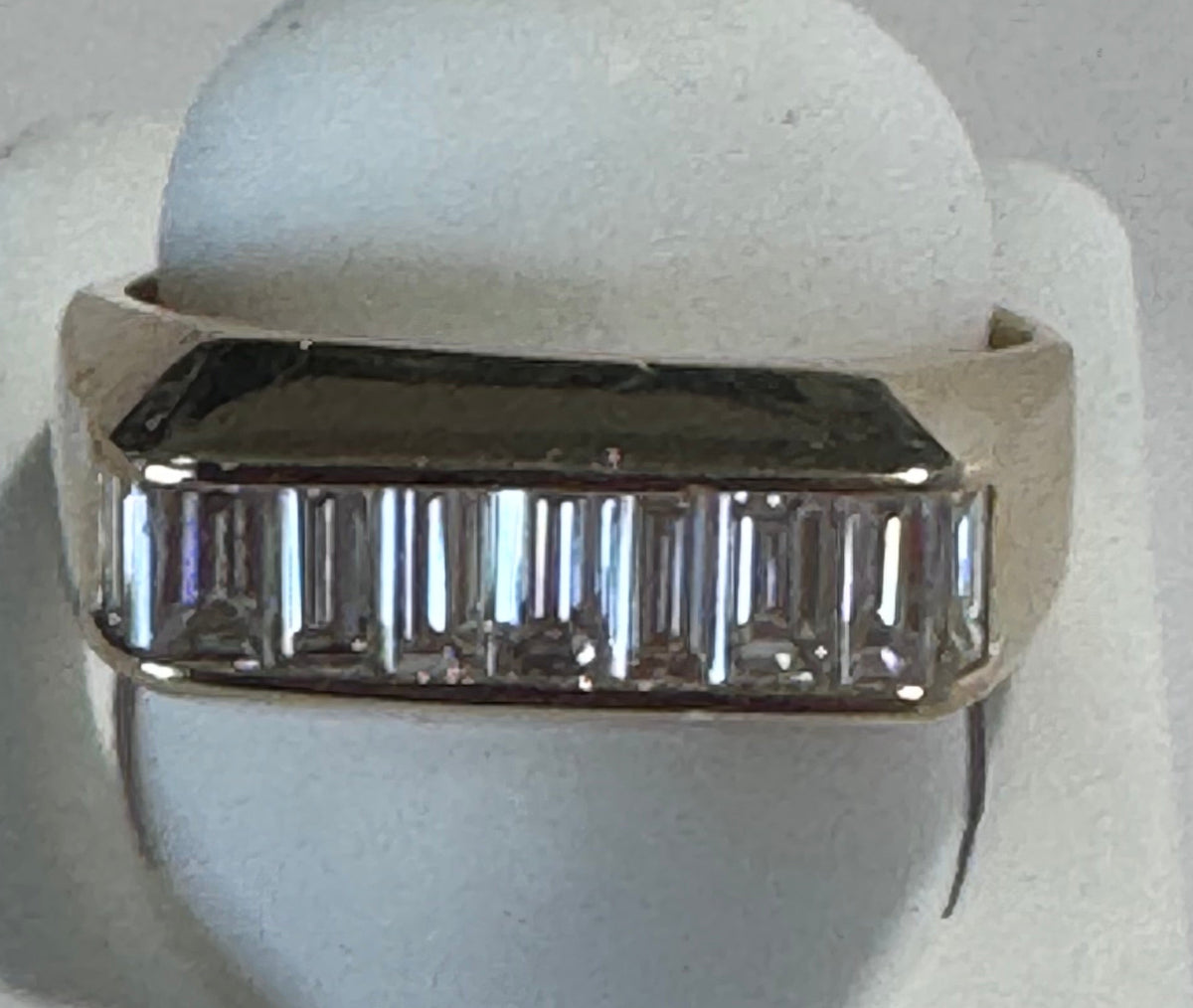 14K Gold Baguette Diamond Ring 1ctw Vintage