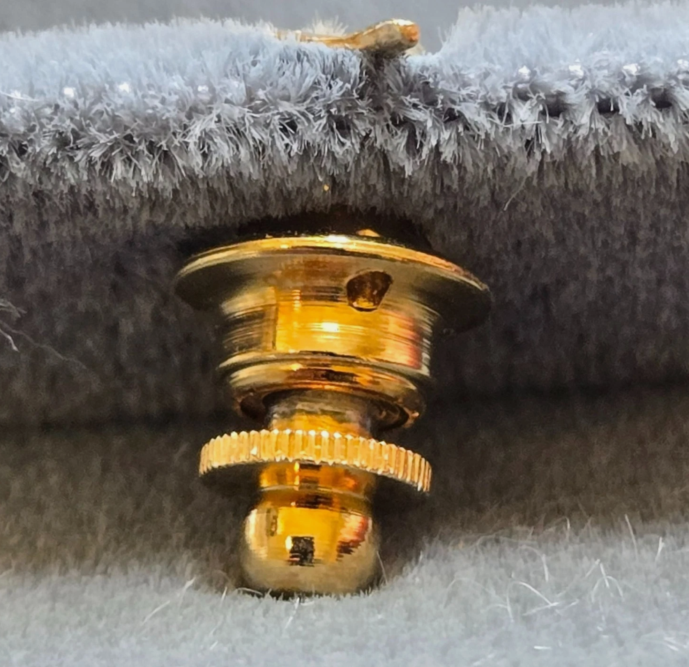 Vintage Dolan Bullock 14K Gold Sailboat Tie Tack Lapel Pin Signed DB Original Box