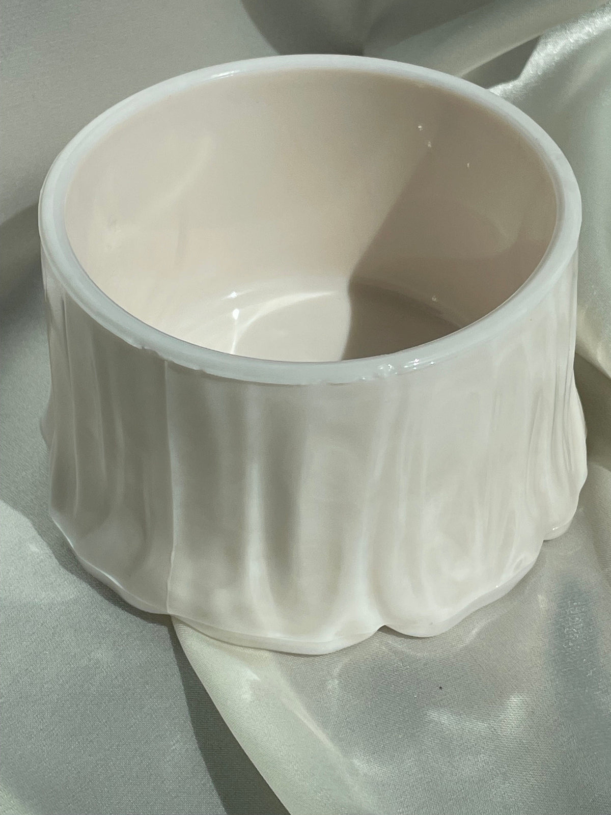 Akro Agate Little Dish Bottom for Powder Jar