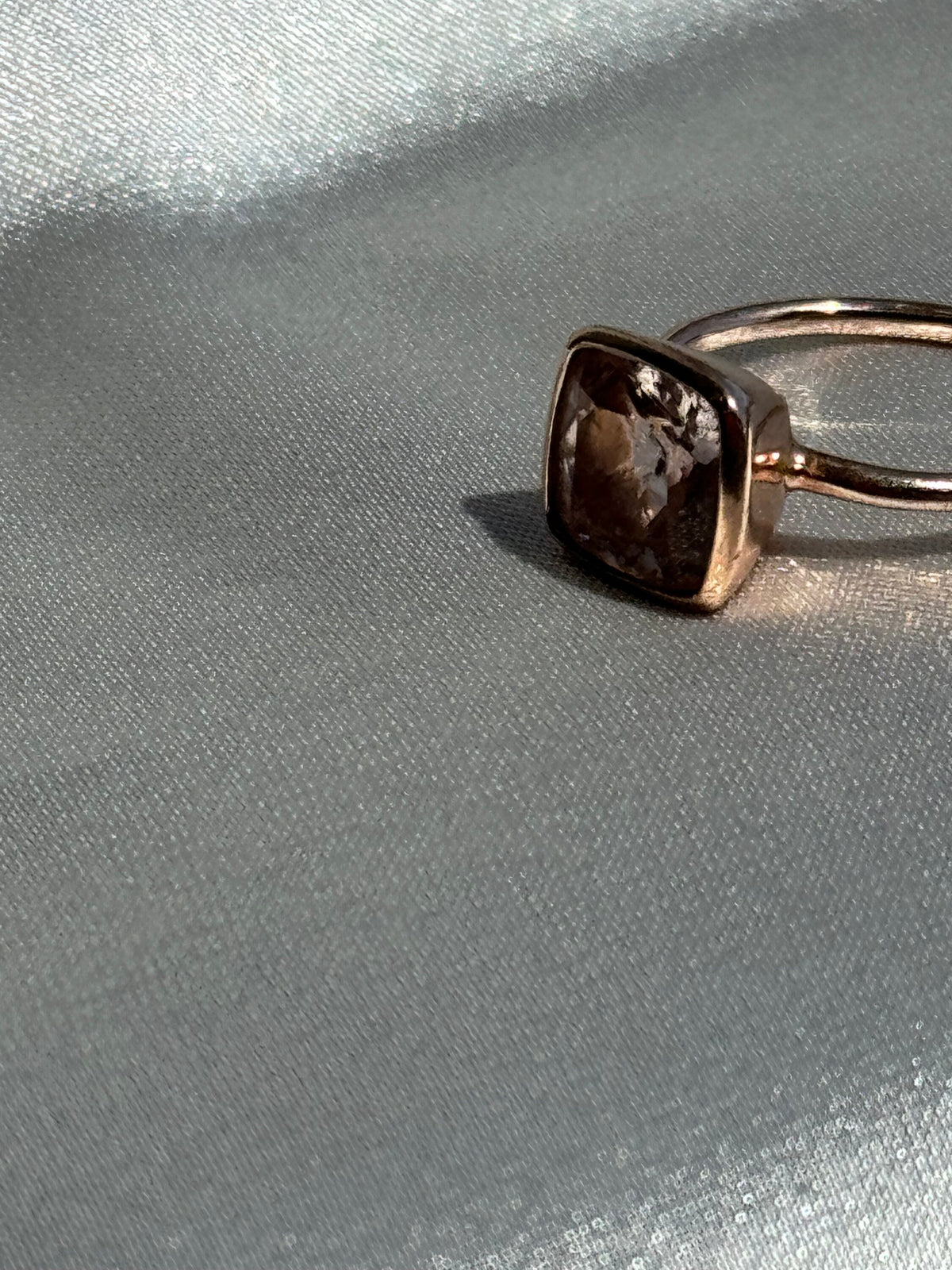 14K Rose Gold and Pink Emerald Engagement Ring