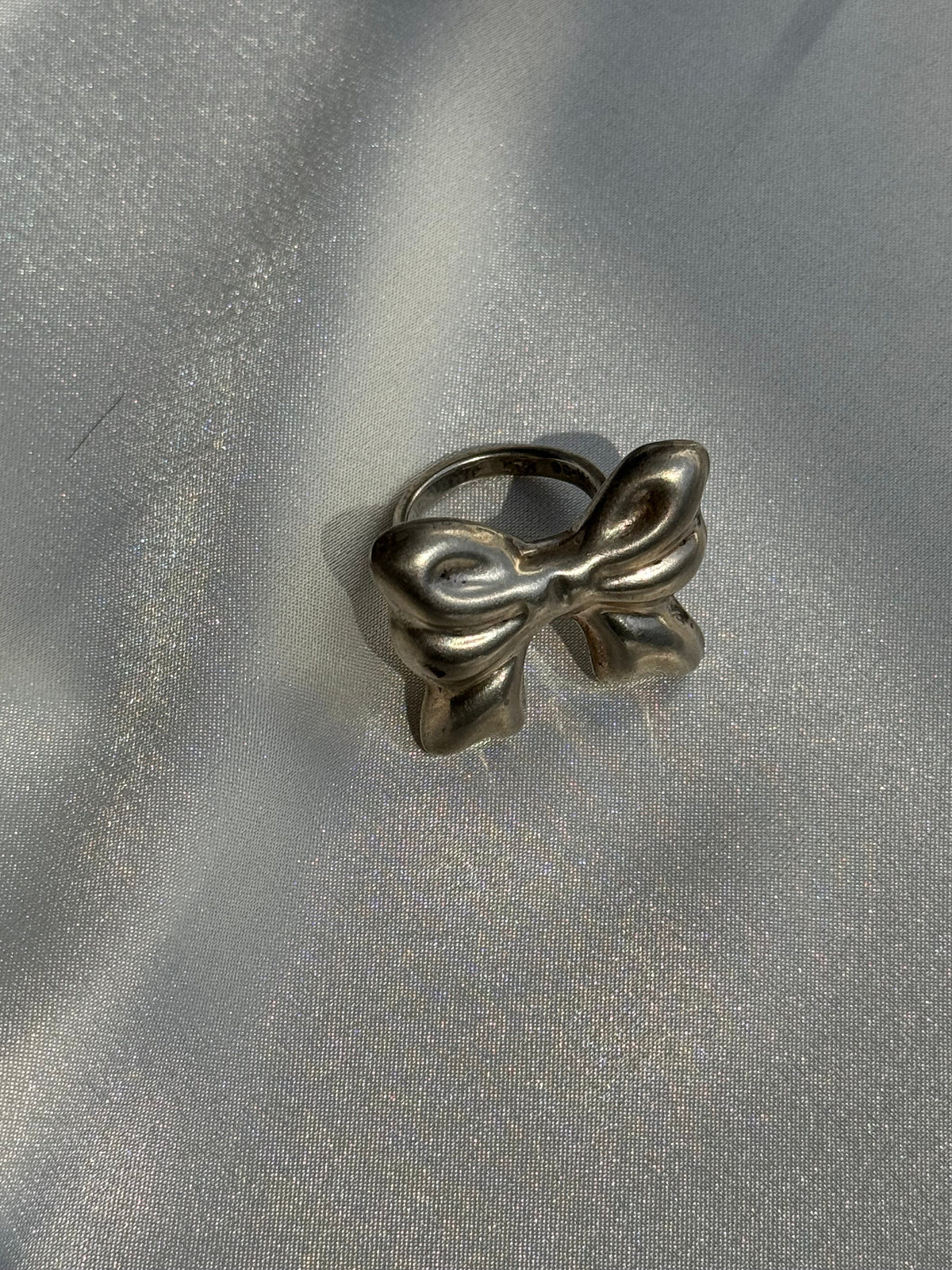 Vintage Taxco Sterling Silver Bow Earrings and Ring Set