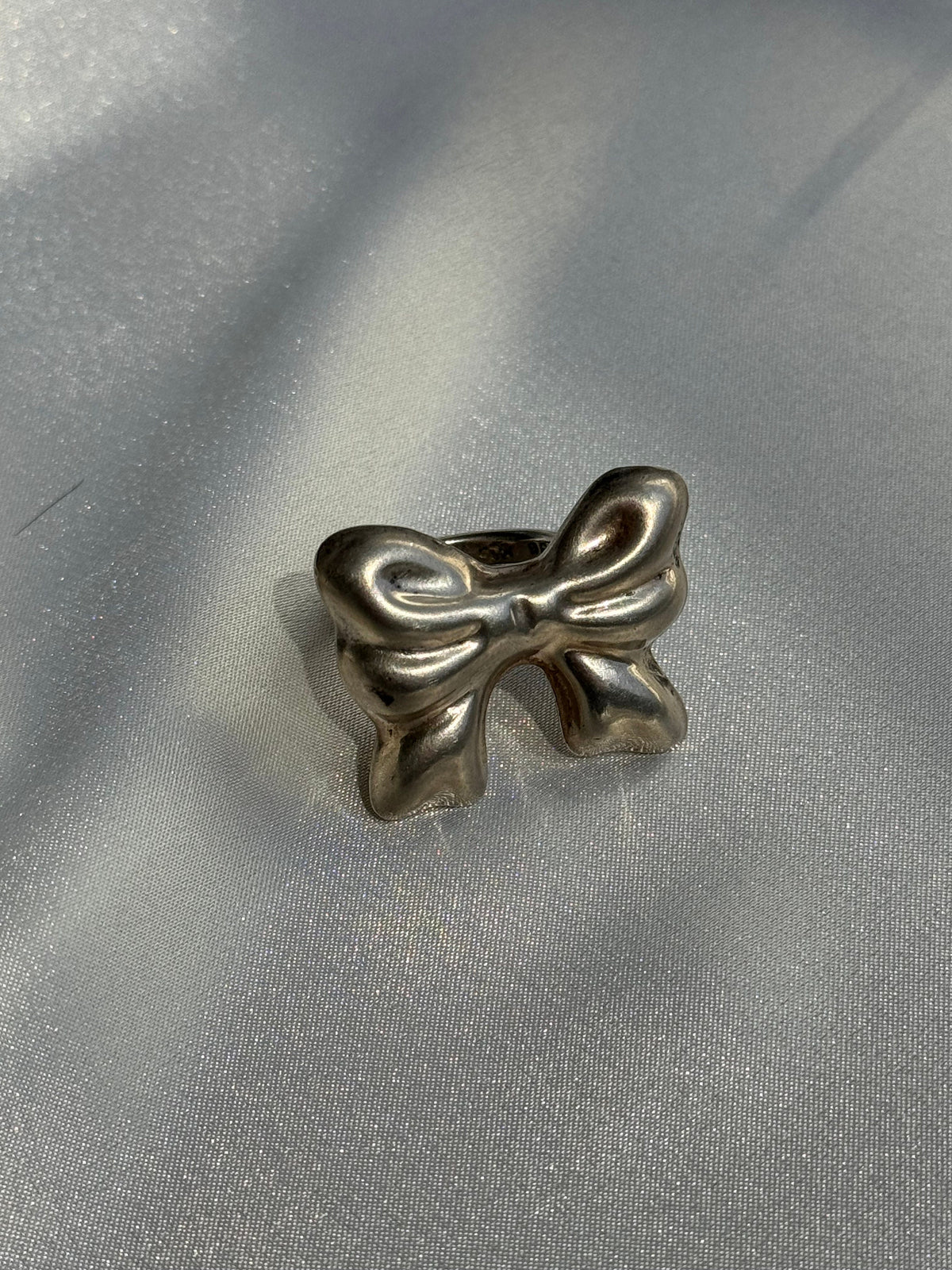Vintage Taxco Sterling Silver Bow Earrings and Ring Set
