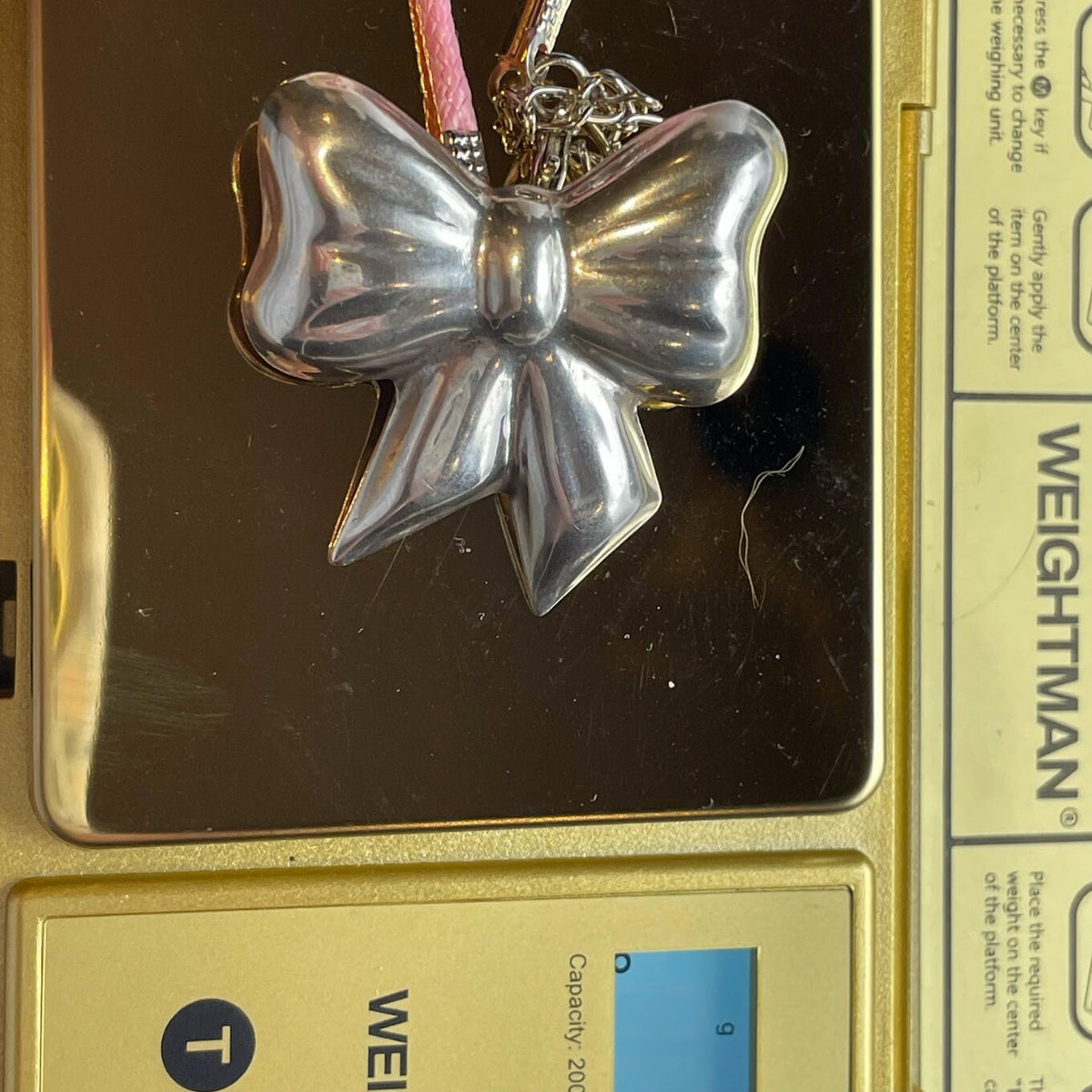 Vintage Taxco Mexico Sterling Silver Puffy Bow Pendant and Pin Combo