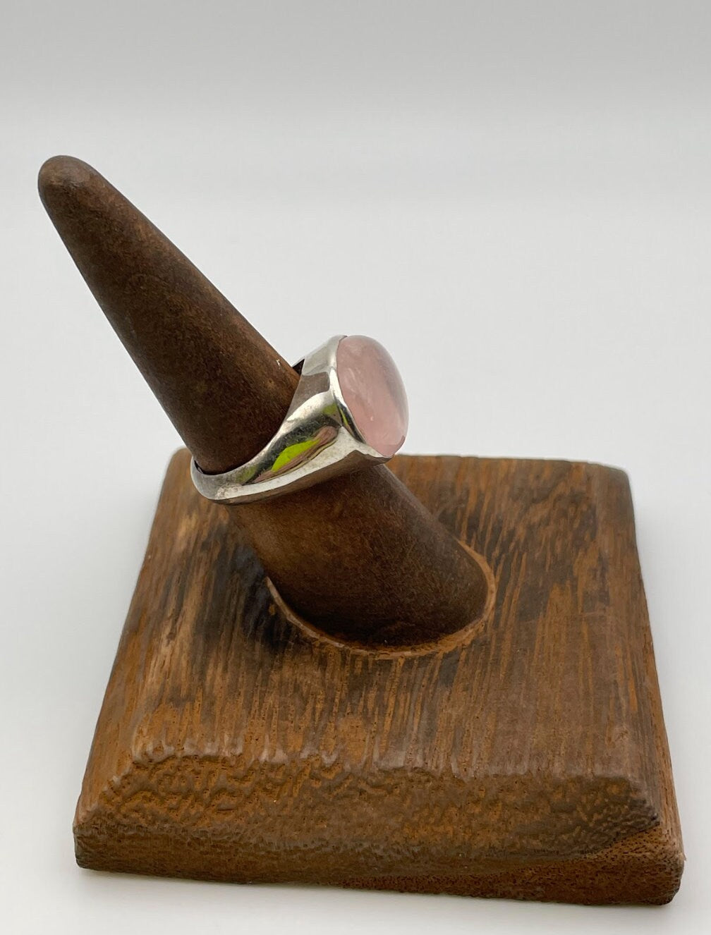 Sterling Silver Rose Quartz Ring