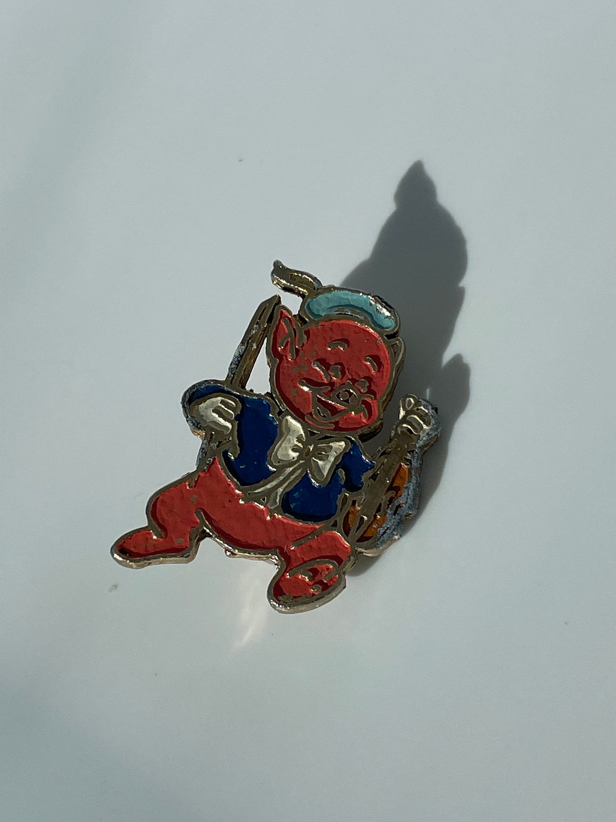 Vintage 1960s Disney Three Little Pigs Pin